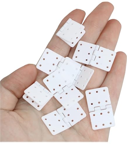 BSTINAY RC Flugzeug Scharniere – 50 Stück, 16 X 28 Mm, Kunststoff/Metall