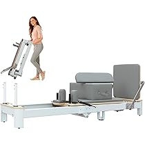 Amazon.co.jp: ピラティス リフォーマー マシン、折りたたみ式