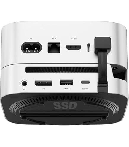Amazon | 40Gbps Mac Mini M4 ドック、新しい M4/2024 Mac Mini ハブ