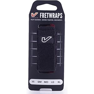 Gruv Gear グルーブギア FretWraps String Muters 1-Pack (Black, Smal…