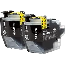 Amazon.co.jp: brother ブラザー LC3119(BK/ブラック)【2本セット(大