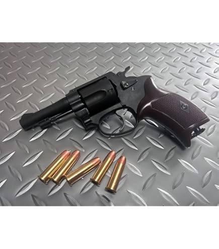 Amazon | マルシン ポリスリボルバー 77ミリ銃身 ブラック