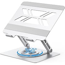 Amazon.co.jp: BoYata ノートパソコンスタンド 360回転式 折り畳み式