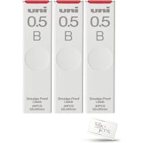 Amazon | 三菱鉛筆 シャープ替芯 0.5 B【まとめ買い 3個セット ユニUL