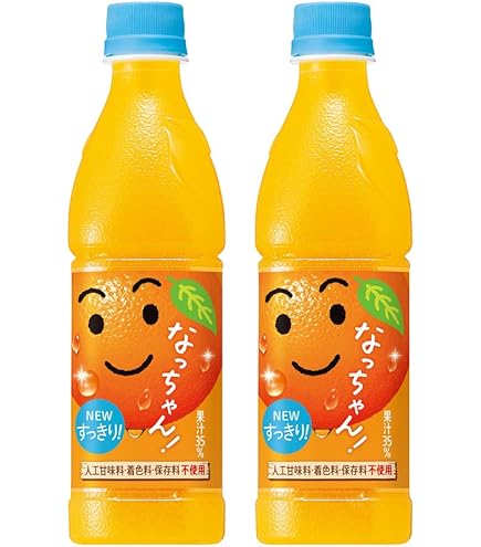 Amazon.co.jp: サントリー なっちゃん オレンジ 425mペットボトル×24本