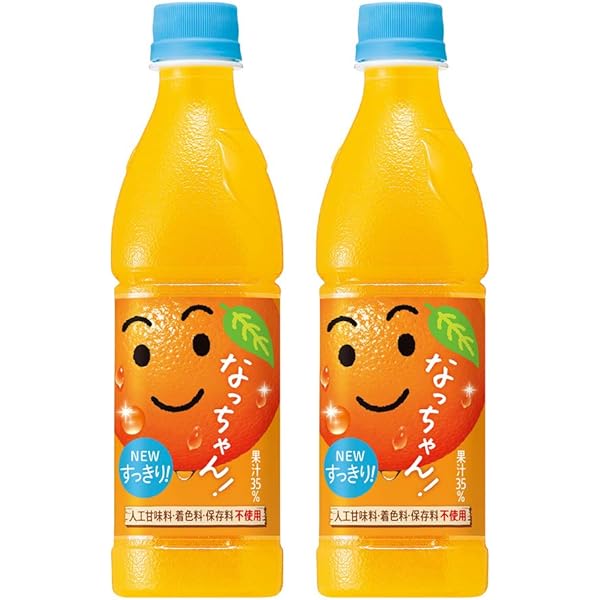 Amazon.co.jp: サントリー なっちゃん オレンジ425ml(冷凍兼用)×24本