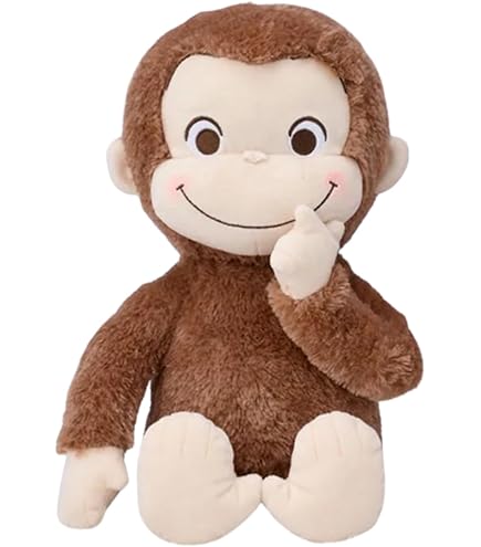 Amazon.co.jp: おさるのジョージ スーパーラージ ぬいぐるみ ～はずか