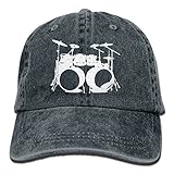 大人 デニム キャップドラム 大人気 ウトドア ハット クール 紫外線対策 日よけ 小顔効果 プリント付き 無地 ライトブルー