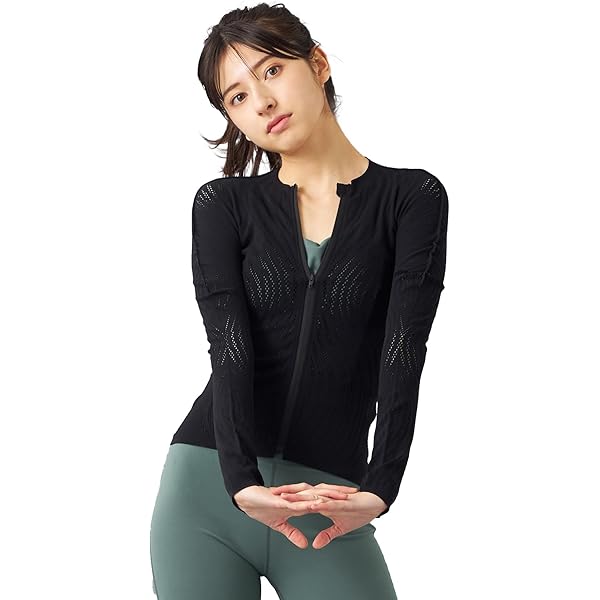 Amazon | [チャコット] 【ノーソーイングニット】タイトジップトップ