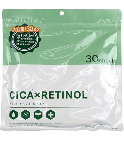 Amazon.co.jp: 富士 CICA RICH シカリッチ フェイスマスク30枚