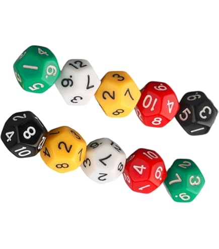 Amazon | HiCollie ロールプレイングゲーム 12面ダイス サイコロ12面