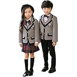 [TRVELBETT] フォーマル スーツ セット 男の子 女の子 スーツ 卒業式 入学式 小学生 スーツ 子供服 セーラー服 スーツ スカート フォーマルスカート卒園式 子供服 キッズ 七五三 お受験 結婚式 発表会 ジュニア フォーマル90cm-