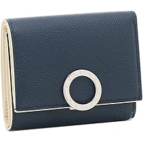 Amazon | [ブルガリ] 三つ折り財布 ブルガリクリップ ネイビー