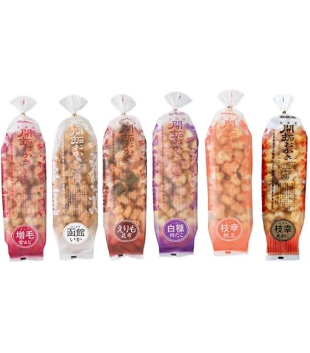 Amazon.co.jp: 【北海道限定】 ご当地おかき 6種食べ比べセット 北菓楼