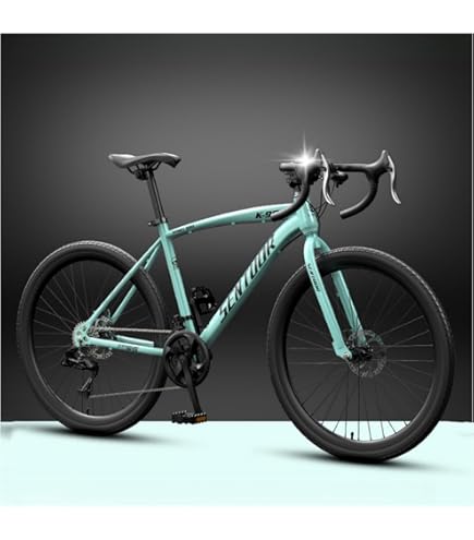 初心者向けロードバイク Amazon | 通勤ロードバイク ディスクブレーキ 14段変速 エアロ