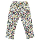 SCHNEE(スネー) カツラギストレッチ花柄スキニーパンツ 110cm /オフシロ NO.F-641495