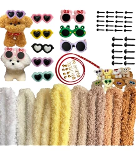 Amazon.co.jp: Yuzhiye 手芸モール 9色セット 太さ15mm カラーモール