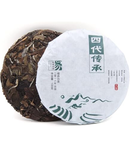 Amazon.co.jp: XIXICHA 寿眉老白茶 茶餅 ホワイトティー 福建省福鼎産