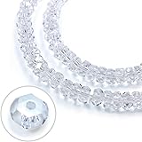 ボタンカット水晶【外径6mm×厚み3mm】手芸 天然石 クリスタル クォーツ ビーズ パワーストーン【50粒入り】きらきらぷんぷん丸 BCQ-001