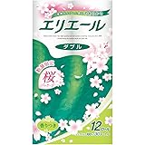 エリエール トイレットペーパー 30m×12ロール ダブル パルプ100% リラックス感のある香り ＜桜デザイン＞