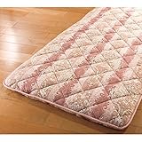 固めと柔らかめ両方対応敷布団 【1： シングルサイズ】 固わた2枚入り 日本製 ローズ 生活用 [並行輸入品]