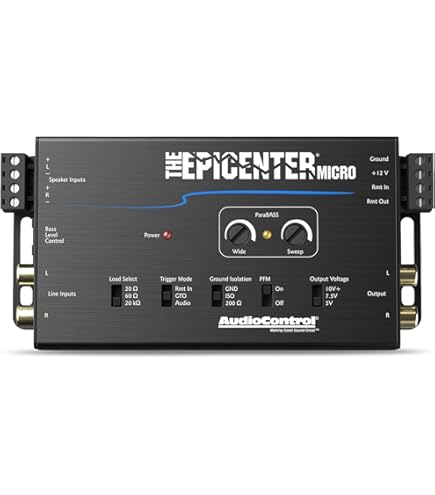 Amazon.co.jp: AudioControl Matrix Plus ブラック 6チャンネルライン