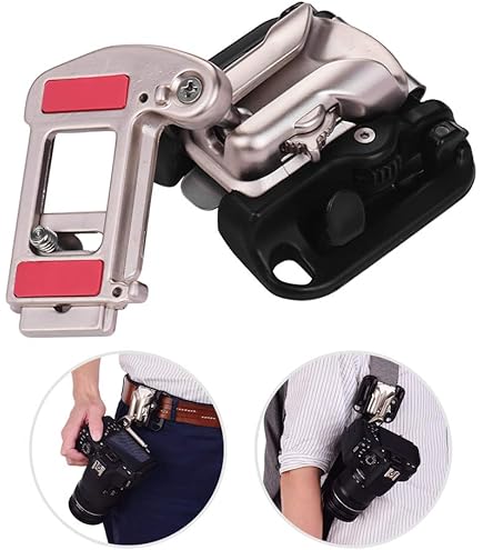 Amazon | Kioducky カメラホルスタークリップ デジタル一眼レフカメラ