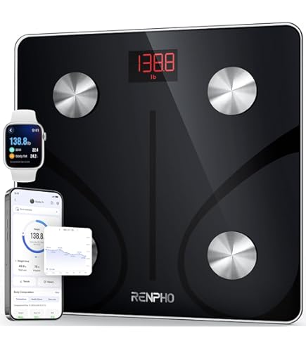 Withings Body Comp WBS12-White-All-ROW Smart Weight Scale, Made in