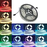 5M Smd 5050 Rgb Waterproof Ip65 300 Led Strip Light Dc 12V (Usa)