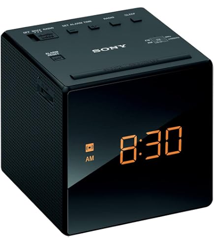 Amazon.co.jp: Sony ICFC1BLACK 目覚まし時計ラジオ(ブラック 