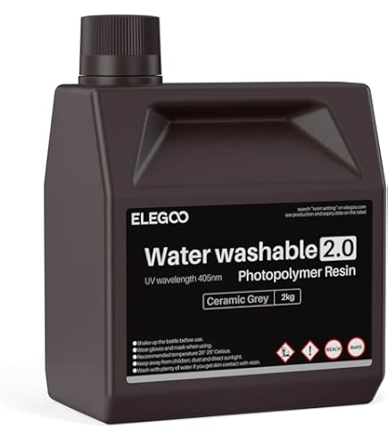 Amazon.co.jp: SUNLU 14K 水洗い 標準樹脂 3000g、ミニチュア用高精度