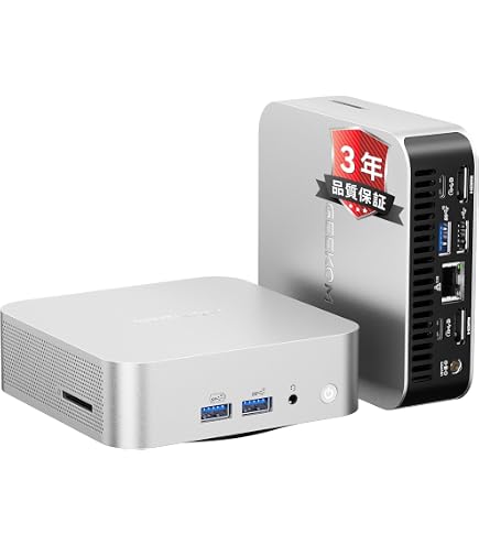 Amazon.co.jp: GEEKOM A5 2026 Mini PC AMD Ryzen 5 7430U 3年間