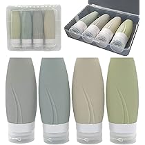 旅行用 シャンプーボトル (黒と白2色セット 60ml 2本セット 旅行用 シャンプーボトル (黒と白2色セット 60ml 2本セット 旅行用