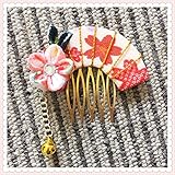 浴衣に合う髪飾り　夏祭り　つまみ髪飾り　[成人式/卒業式/結婚式/七五三/振袖/着物/和装]用