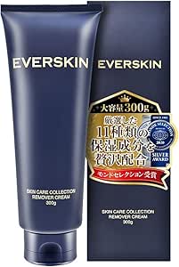 (モンドセレクション受賞)EVERSKIN 除毛クリーム メンズ レディース 男女兼用 300g (薬用炭配合) 医薬部外品 日本製