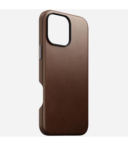 NOMAD Modern Leather Case | iPhone 16 Pro Max | Brown