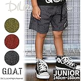 スケボー柄ハーフパンツ(５分丈)/GOAT(ゴート) 夏 140 カーキ