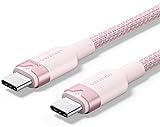 VENTION USB-C ケーブル 240W 5A PD対応 急速充電 USB2.0 Type-C to Type-C オスオス 480Mbps (ピンク, 2m)