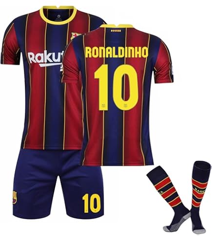 【新品未使用】FCバルセロナ ロナウジーニョ10番ユニフォーム NIKE FCバルセロナ 05/06ホーム半袖ユニフォーム #10