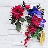 お正月飾り【2018】ラタンシリーズ (ラタンホワイト)