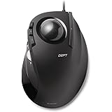 エレコム トラックボールマウス 人差し指 8ボタン チルト機能 有線 ブラック M-DT1URBK