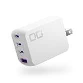 CIO NovaPort QUADⅡ 65W 3C1A PD急速充電器 USB-C×3 USB-A×1 4台同時充電 軽量 世界最小級(ホワイト) | iPhone対応, Android対応, MacBook対応, iPad対応, 電力を自動最適配分