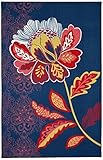 Mohawk Home Soho Amaranda Printed Rug 5'x8' Navy [並行輸入品]