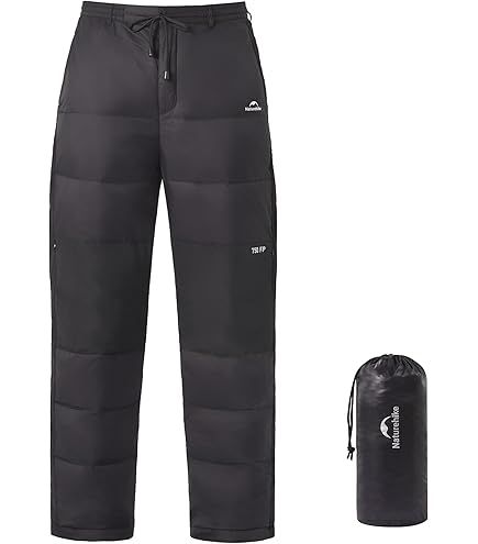 Amazon | [ウミネコ] ダウンパンツ メンズ レディース 兼用 防水