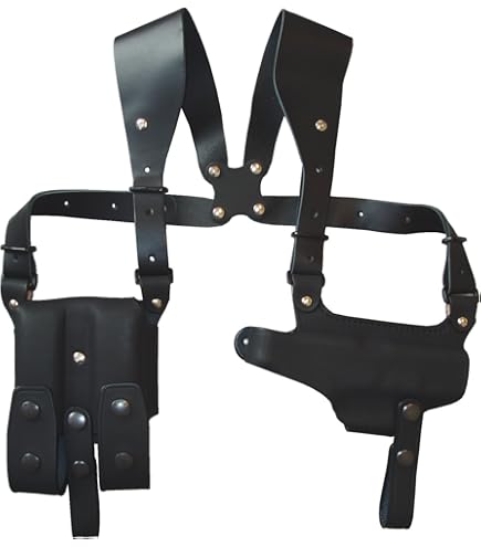 Amazon | East.A ホリゾンタル シルエットショルダーホルスター 牛革製