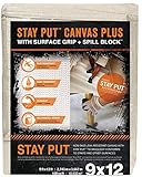 Stay Put 04321キャンバスwithサーフェスグリップand Spillブロック、9 x 12 '