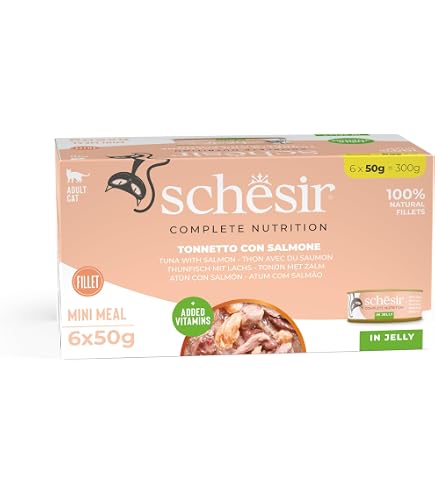 Amazon.co.jp: Schesir(シシア) キャットフード マルチパック ツナ 50g