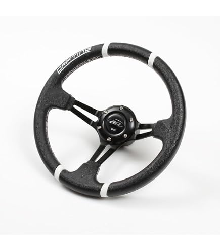 Amazon | Deporacing ステアリング 35φ N 人工スエード バックスキン