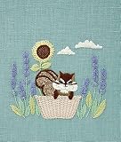 DMC Chicchi 森で暮らす動物たちの12か月刺繡キット シマリスさんのお気に入りの場所 説明書・図案付き DMCJPT70J