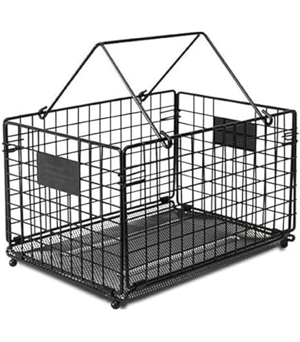 Amazon.co.jp: ANOBA フォールディングワイヤーバスケット M